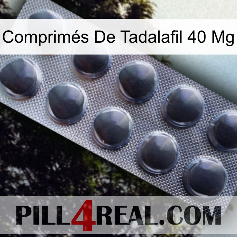 Comprimés De Tadalafil 40 Mg 30